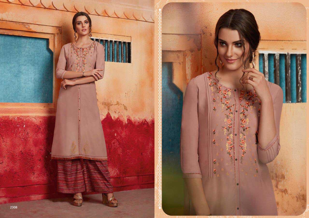 First Look Rangoon Swarovski Work Palazzo Kurti First Look Rangoon Swarovski Work Palazzo Kurti